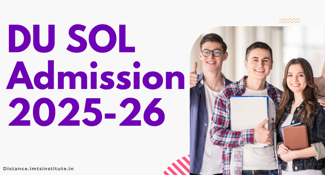 DU SOL Admission 2025-26