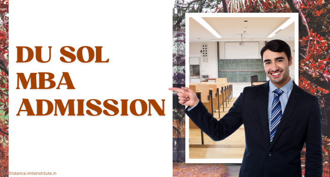 DU SOL MBA Admission