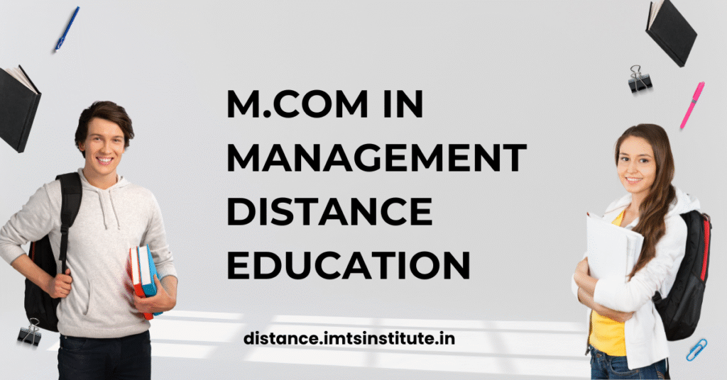 M.Com in Management Distance Education