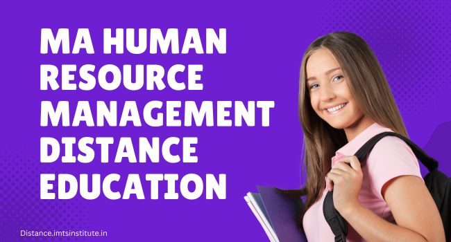 MA Human Resource Management Distance Education