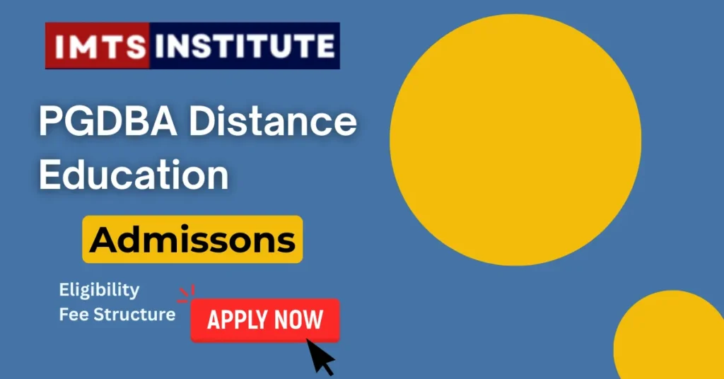 PGDBA Distance Education